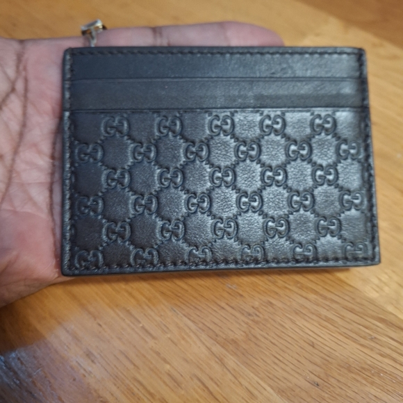 Gucci Micro Guccissima Leather Card Case Holder - Picture 7 of 8